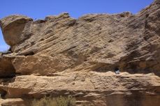 Dunes-2D tangential cross bedding (cretaceous, Spain)